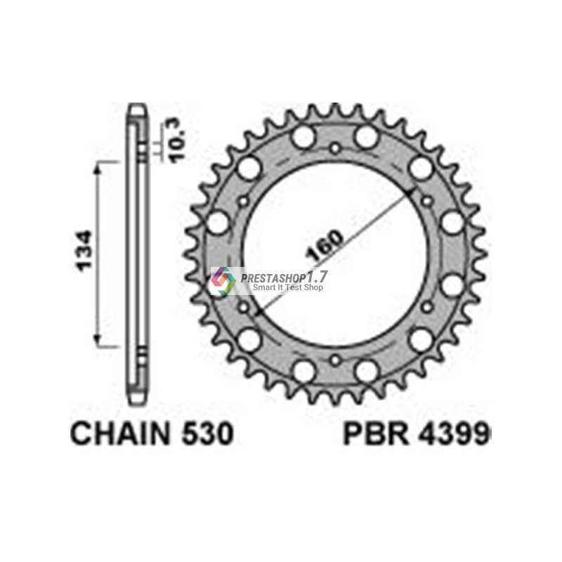 PBR rear 4399-41 sprocket