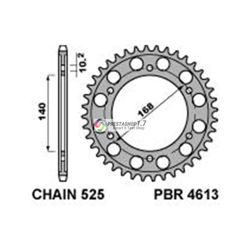 PBR rear 4613-41 sprocket