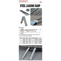 500lbs steel folding motorcycle loading ramp