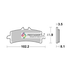 SBS 841sp brake pads fa447 for brembo calipers