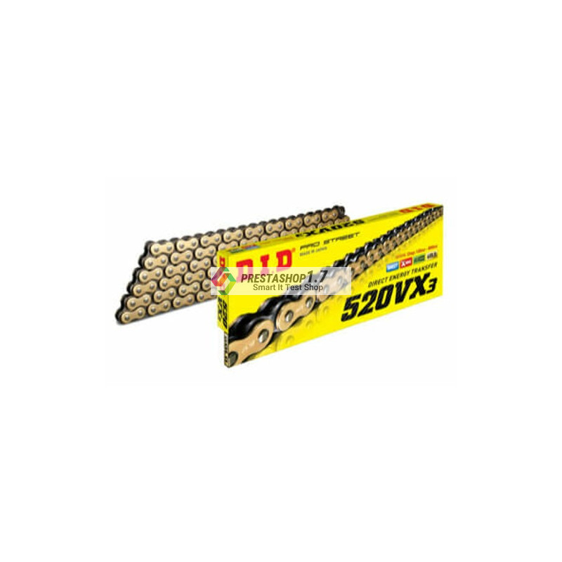 DID 520VX3-120L chain rivet link gold