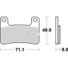 SBS 806SP/FA379 street evo sintered disc pads