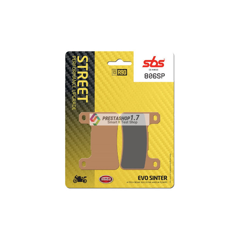 SBS 806SP/FA379 street evo sintered disc pads