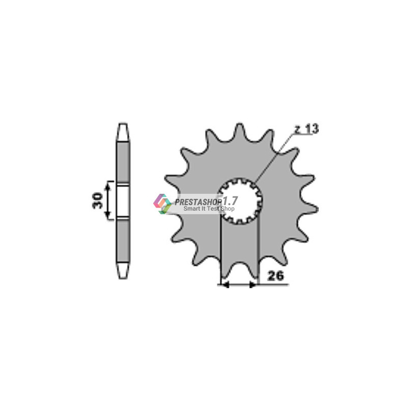 PBR 2130-18T front sprocket