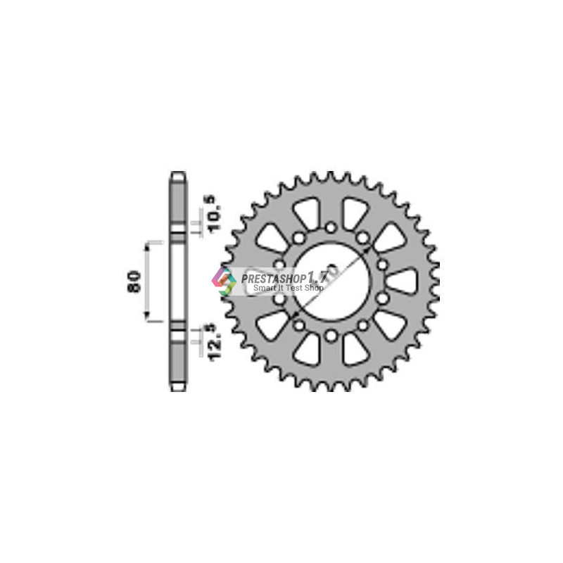 PBR rear 334-36T sprocket