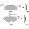 SBS Evo sintered brake pads FA231