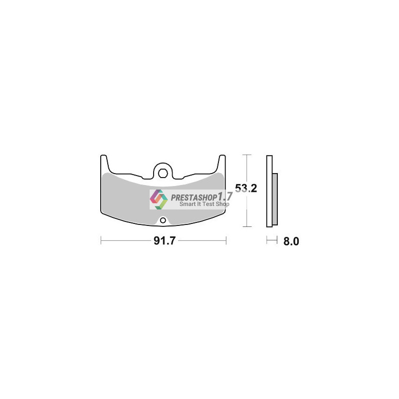 SBS 552LF FA80 brake pads