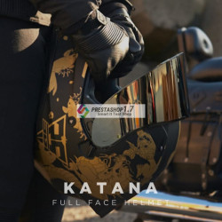 SGI Seca katana matt black gold