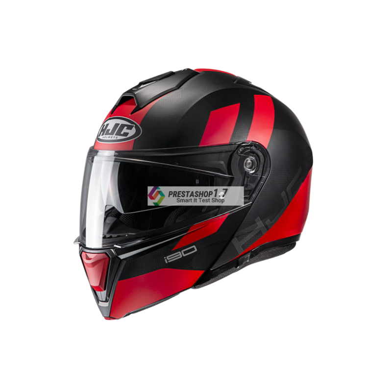 HJC I90 Syrex MC1SF matt blk/red