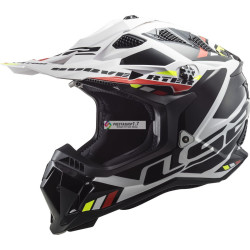 LS2 MX700 evo stompP wht/blk