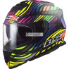 LS2 FF800 Storm power matt black rainbow