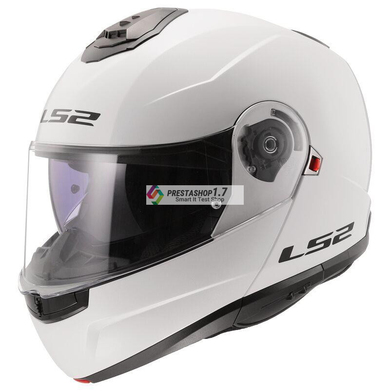 LS2 FF908 STROBE II GLOSS WHITE MODULAR