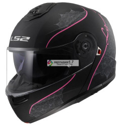 LS2 FF908 STROBE II LUX MATT BLK/PINK SMALL