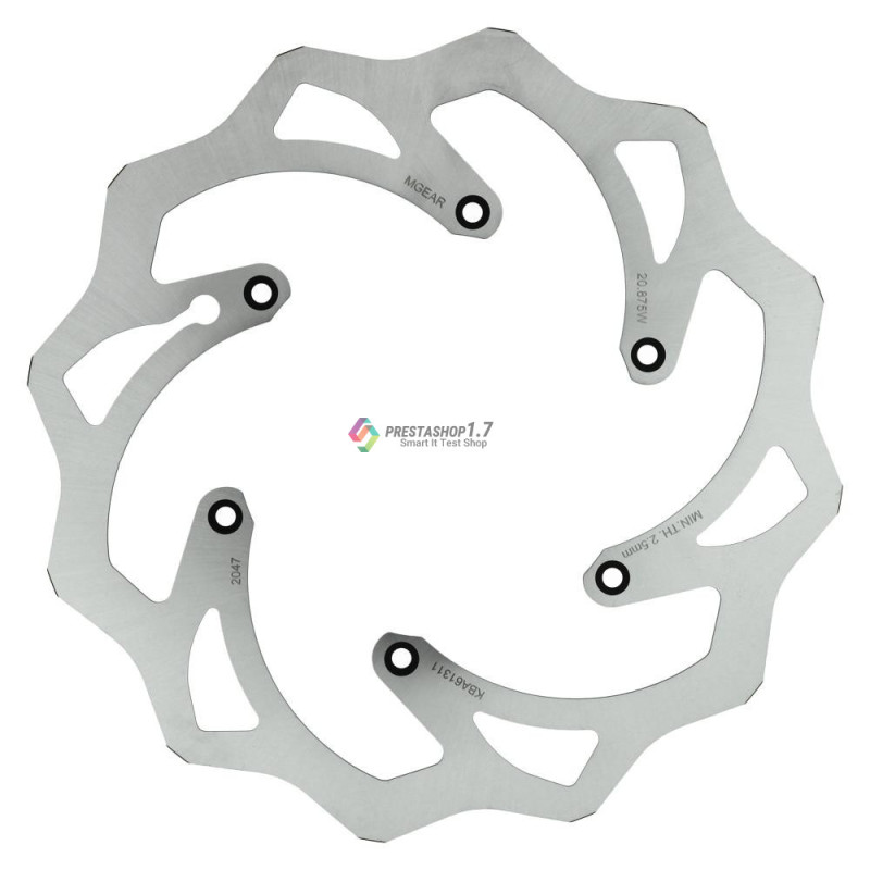 MetalGear: 20-875-W Front Left Wave Brake Disc Rotor