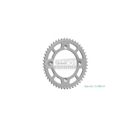 Esjot 420 49t Aluminium rear Sprocket (JTA215)