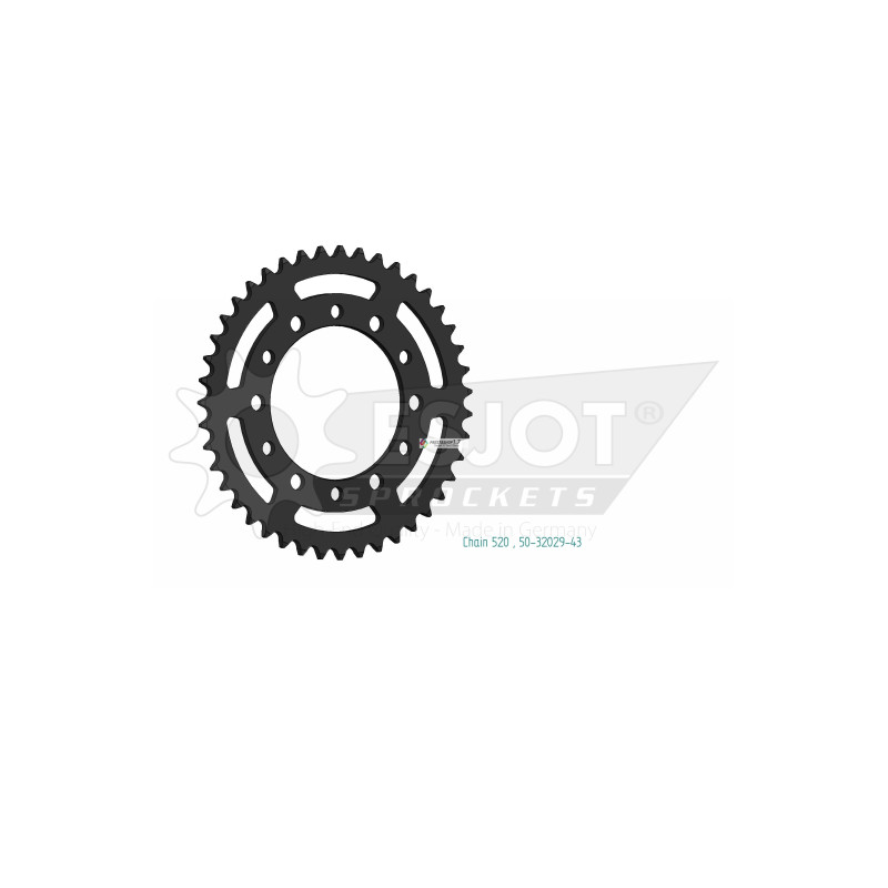 Esjot 520 43t Aluminium rear Sprocket (JTA486)