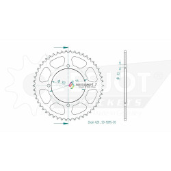 Esjot 420 50t steel rear sprocket (JTA461)