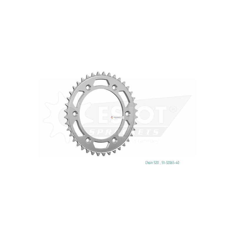 Esjot 520 40t Aluminium rear Sprocket (JT 897)