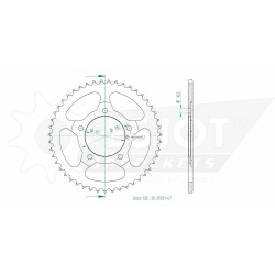 Esjot 530 47t steel rear sprocket (JTR829)