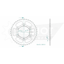 Esjot 520 43t steel rear sprocket (JT 745)