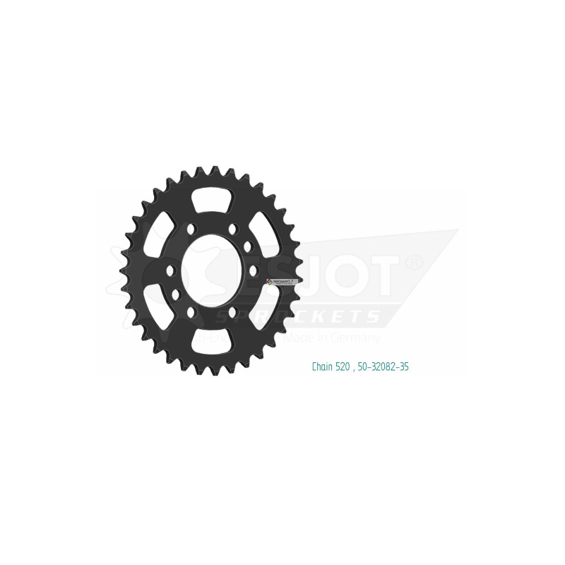 Esjot 520 35t steel rear sprocket (JT 741)