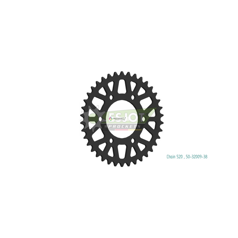 Esjot 520 38t steel rear sprocket (JT 1478/4781)