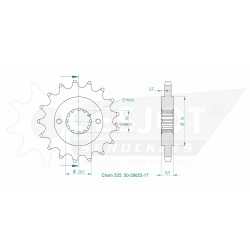 Esjot 420 13t front sprocket (JT 1372)