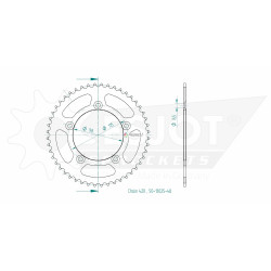 Esjot 420 48t steel rear sprocket (JT 894)