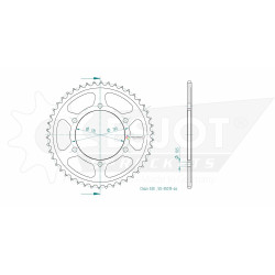 Esjot 530 46t steel rear sprocket (JT479)