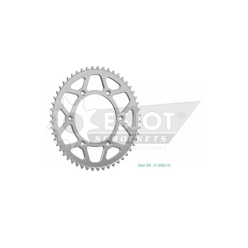 Esjot 520 52t Aluminium rear Sprocket (JT 897)