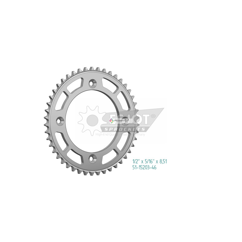 Esjot 428 46t Aluminium rear Sprocket (JTA895)