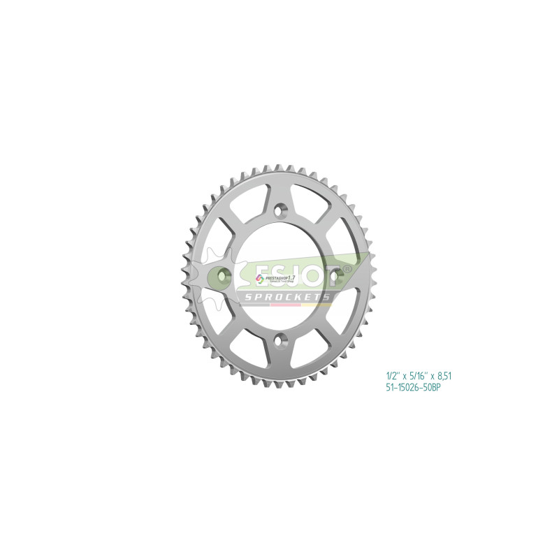 Esjot 428 50t Aluminium rear Sprocket (JT 798)