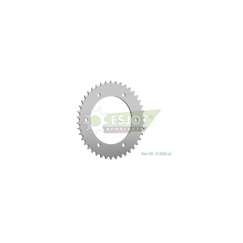 Esjot 520 42t Aluminium rear Sprocket (JTA1308)