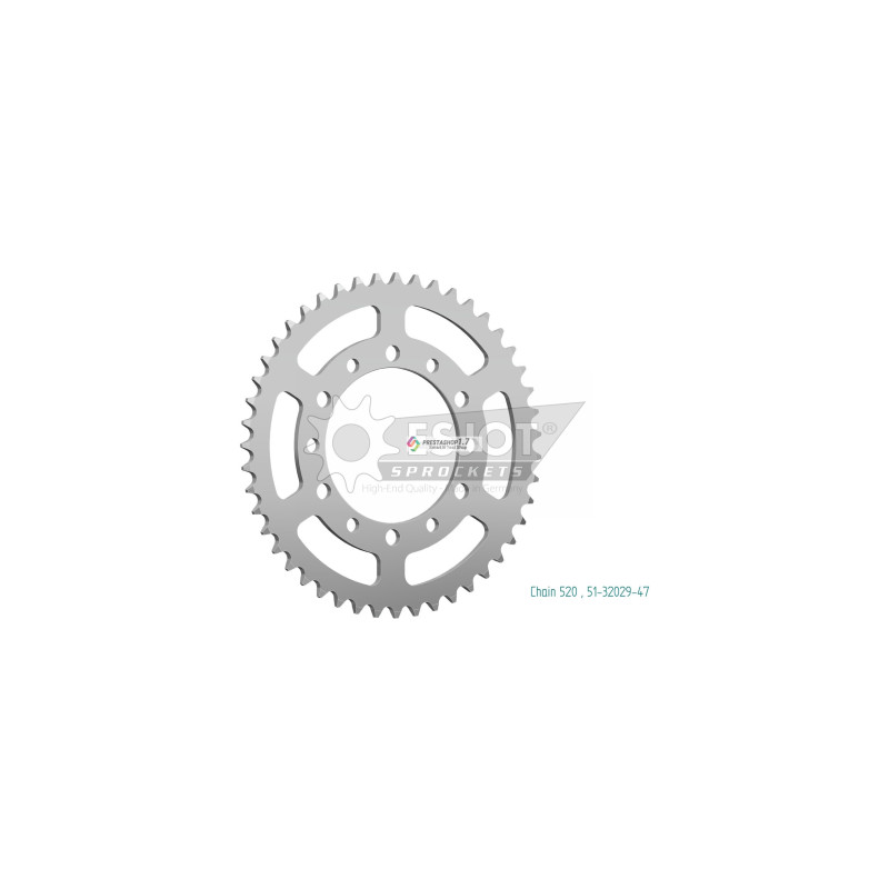 Esjot 520 47t Aluminium rear Sprocket (JTA486)