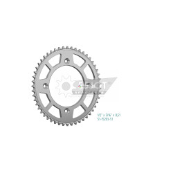 Esjot 428 51t Aluminium rear Sprocket (JTA895)