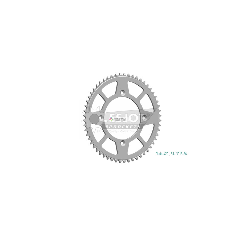 Esjot 420 56t Aluminium rear Sprocket (JTA215)