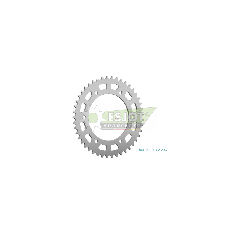 Esjot 520 45t Aluminium rear Sprocket (JTA1308)