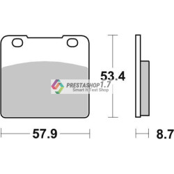 SBS 577HF FA103 brake pads