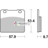 SBS 577HF FA103 brake pads