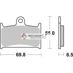 SBS 624HF FA145/236 brake pads