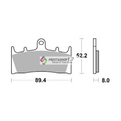 SBS 686HS FA188 Brake pads