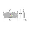 SBS 686HS FA188 Brake pads