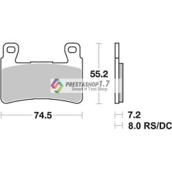 SBS 734HS FA265/FA296 brake pads