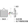 SBS 870HS FA604/4 brake pads